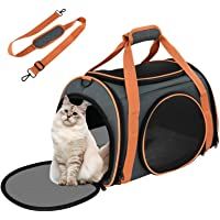 Los mejores  - OKMEE Transportin Gatos Perros- Transportín Mascotas- Transportadora de Mascotas con Soporte Colchón Blando Tapizado…